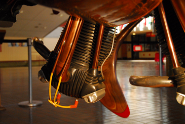 Image of James Johnson's Copper Airplane.