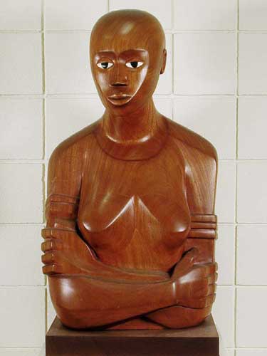 Torso (1985), by Elizabeth Catlett