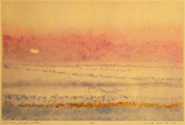 Siwanoy Marsh Winter, 1993. By Ernest Garthwaite